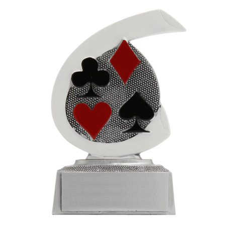Kaartspel Trofee – Poker & Bridge Prijs  (Geschikt voor sublimatie)