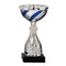 Klassieke gouden sportbeker van 16,5 cm met sublimatieplaatje voor gepersonaliseerde trofeeën