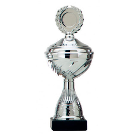 Klassieke gouden sportbeker van 20 cm met sublimatieplaatje voor gepersonaliseerde trofeeën