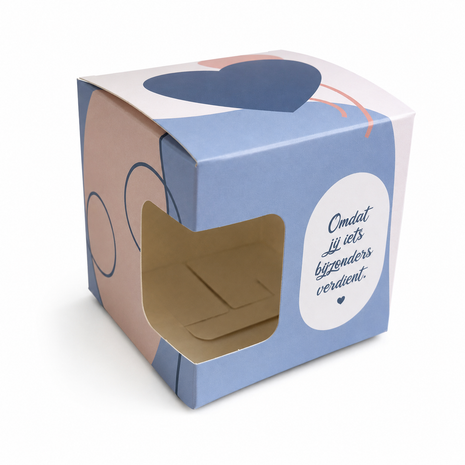 Blauwe Hart – Cadeaudoosje voor Mok