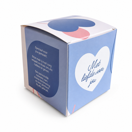 Blauwe Hart – Cadeaudoosje voor Mok