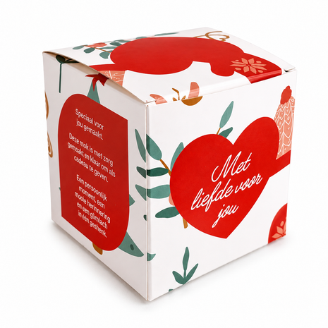 Winter Love Mokkendoosje – Feestelijk Cadeaudoosje voor Mok