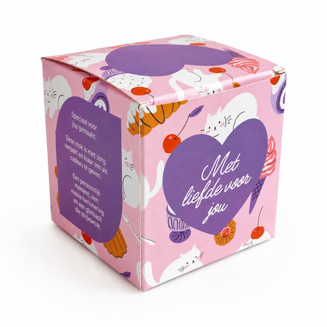 Katten&zoetigheid Mokkendoosje – Cadeaudoosje voor Mok