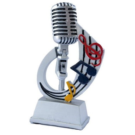 Playback Trofee met Muzieknoten – Muziek Beker  (Geschikt voor sublimatie)