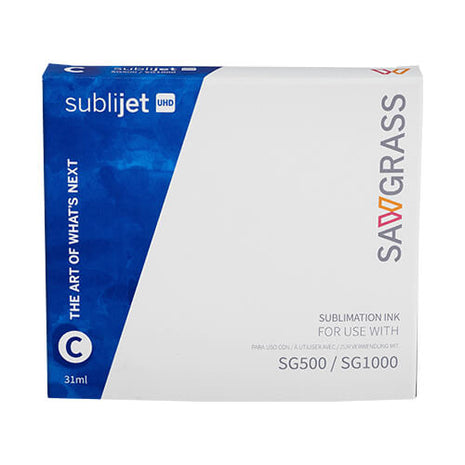 Sawgrass SubliJet UHD cyaan sublimatie inkt 31ML SG500 SG1000