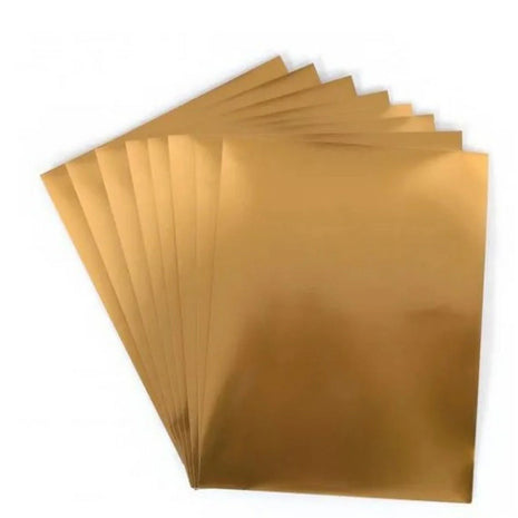 Silhouette goud folie stickerpapier 21,5 x 28 cm metallic goud zelfklevend 2 vellen