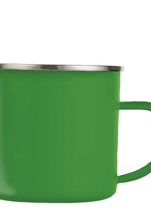 Emaille mok 360ml Groen voor sublimatie