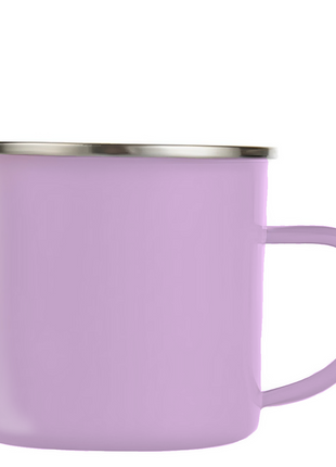 Emaille mok 360ml Lavendel voor sublimatie