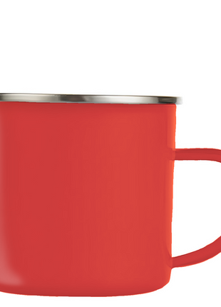 Emaille Mok 360ml Rood voor sublimatie