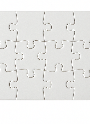 Sublimatie Puzzel – 12 Delig – Karton – 27 × 19,5 cm
