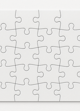 Puzzel 24 delig voor sublimatie