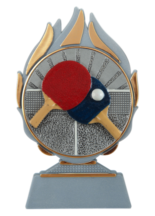Tafeltennis Beker Goud – Sporttrofee Pingpong  (Geschikt voor sublimatie)