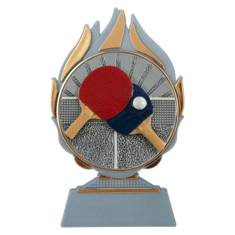 Tafeltennis Beker Goud – Sporttrofee Pingpong  (Geschikt voor sublimatie)