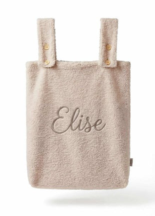 Teddy box opbergzak in beige kleur voor speelgoed en baby accessoires