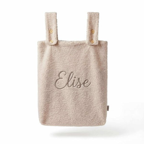 Teddy box opbergzak in beige kleur voor speelgoed en baby accessoires
