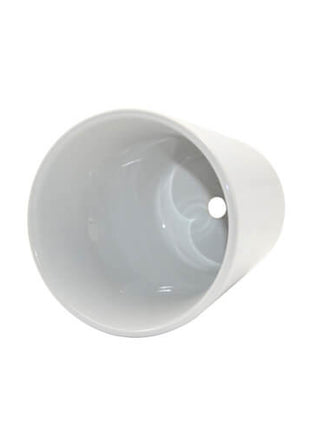 Witte keramische bloempot van 300 ml voor sublimatie bedrukking
