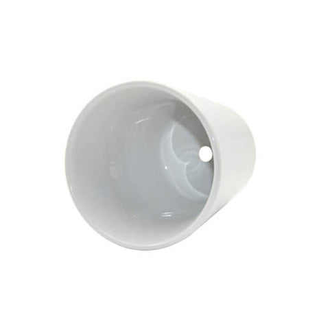Witte keramische bloempot van 300 ml voor sublimatie bedrukking