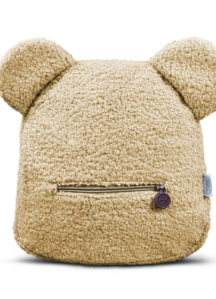 Zacht teddy rugzakje in crea kleur voor kinderen en baby’s