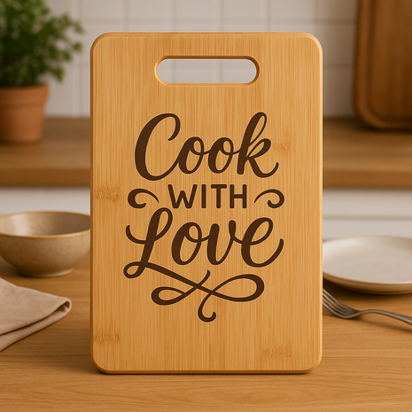 bamboe snijplank sublimatie 24.8 x 34.9 cm houten plank personaliseren