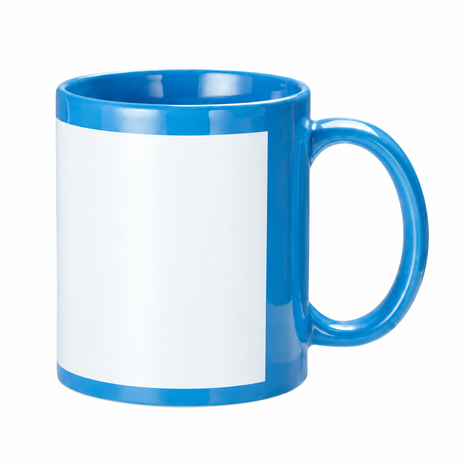 330ml (11oz) Mok met Frame blauw voor sublimatie