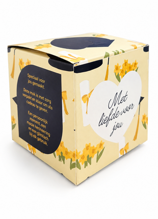 Bloemenfeest Mokkendoosje - Afstudeer Cadeaudoosje voor Mok