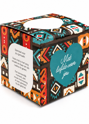 Boho Mokkendoosje – Kleurrijk Cadeaudoosje voor Mok