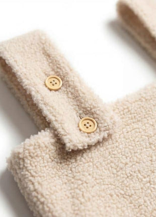 Box Opbergzak Teddy Beige – Opbergzak voor Box & Babykamer