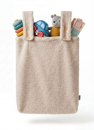 Box Opbergzak Teddy Beige – Opbergzak voor Box & Babykamer