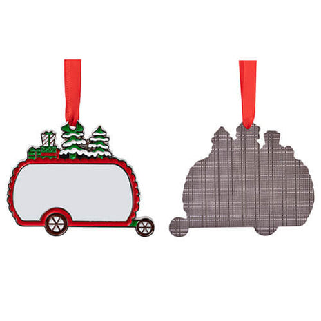 camping kerst ornament