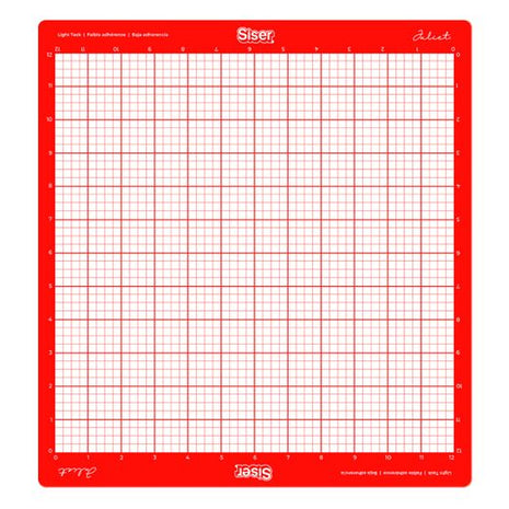 close up snijmat licht klevend raster 12x12 plotter mat