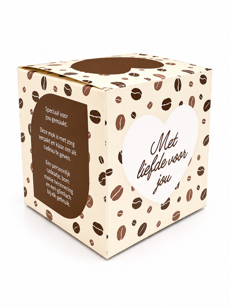 Coffee Beans Mokkendoosje – Koffie Cadeaudoosje voor Mok