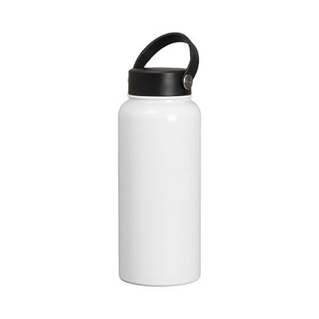 Bidon - drankfles 950 ml met sublimatie handvat - wit