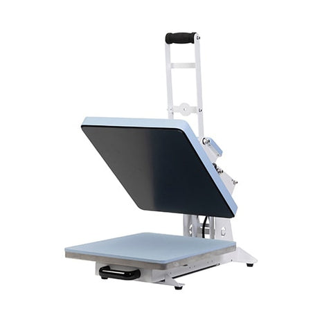 Automatische vlakbedpers met uitschuifbaar bovenblad 40 x 50 cm + Automatisch openen (afhaal 50 euro goedkoper)