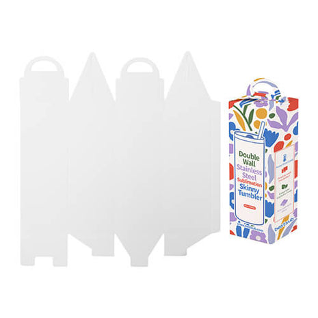 Tumbler  verpakking voor sublimatie - 7,7 x 7,7 x 25 cm