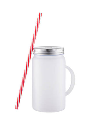 500ml (16oz) Mason Jar Frosted voor sublimatie