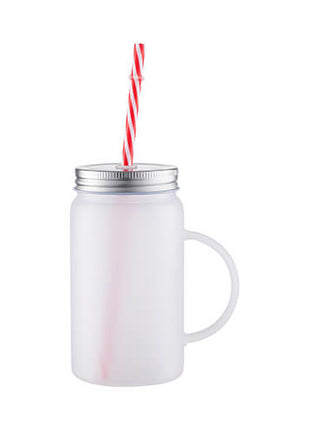 500ml (16oz) Mason Jar Frosted voor sublimatie