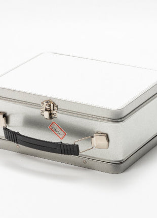Metalen lunchtrommel of koffer voor sublimatie - zilver