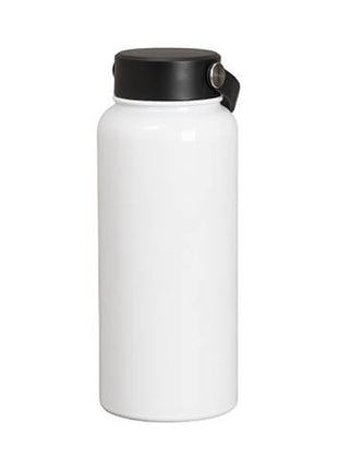 Bidon - drankfles 950 ml met sublimatie handvat - wit