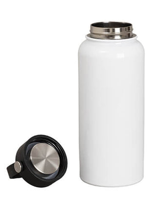 Bidon - drankfles 950 ml met sublimatie handvat - wit