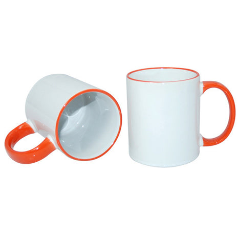 330ml (11oz) Duo Rand/Oor (kies uw kleur) voor sublimatie