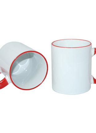 330ml (11oz) Duo Rand/Oor (kies uw kleur) voor sublimatie