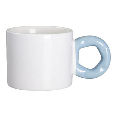 Donut Handvat Mok 280 ml – Geschikt voor Sublimatie (blauw)
