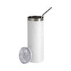 600 ml 3D Puff Cloud Tumbler voor sublimatie - wit