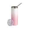 600 ml 3D Puff Cloud Tumbler voor sublimatie - wit en roze