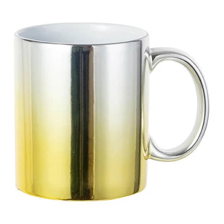 330ml (11oz) Mok Messing/Chrome Zilver/goud voor sublimatie