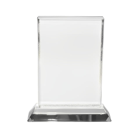 foto kristal 9x13 cm met standaard gepersonaliseerd cadeau