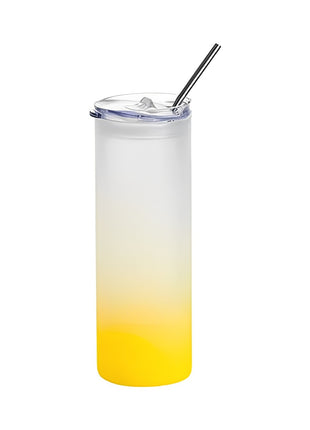 750ml (25oz) Tumbler Frosted Geel voor sublimatie
