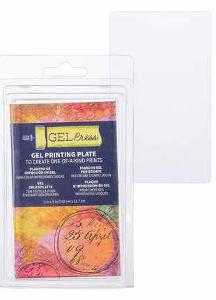 Gel Press • Gel Drukplaat Rechthoek 7,62x12,7cm