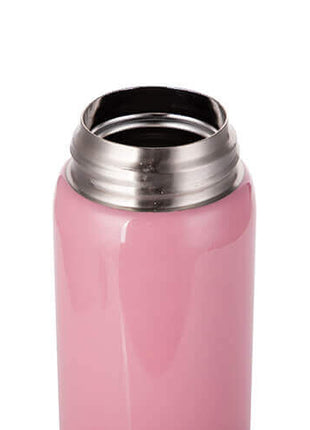 gepersonaliseerde roze thermosfles met sublimatie print