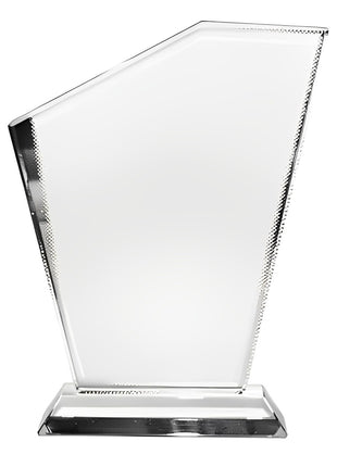 grote foto kristal trofee met standaard gepersonaliseerd award